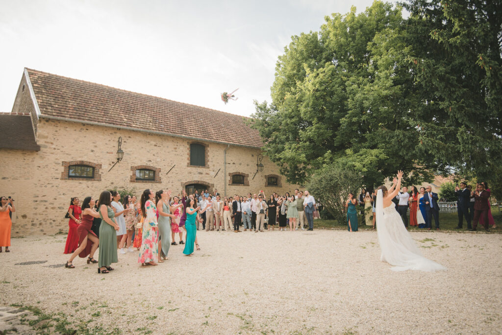 Lancé de bouquet